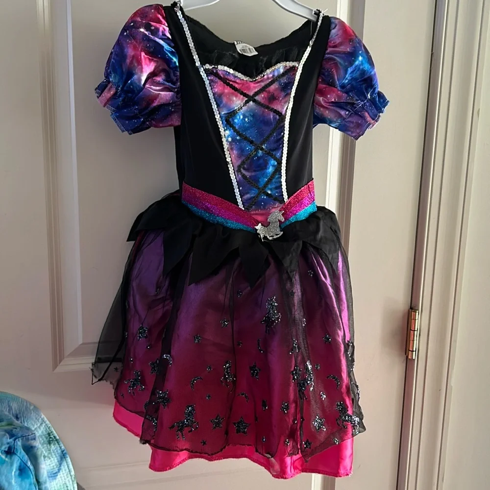 UNICORN Witch costume dress Toddler girl sz 6/6X